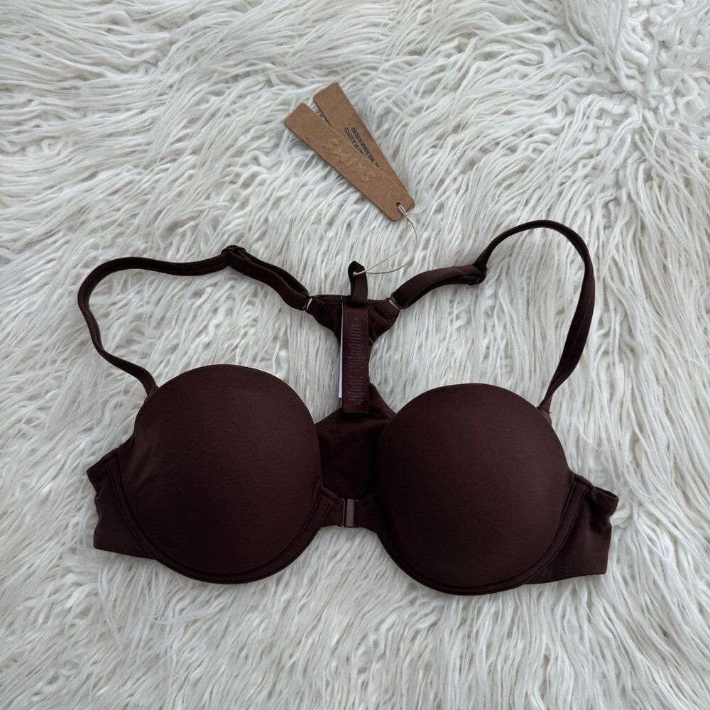 Skims Fits Everybody Racerback Demi Bra Cocoa Size 34A